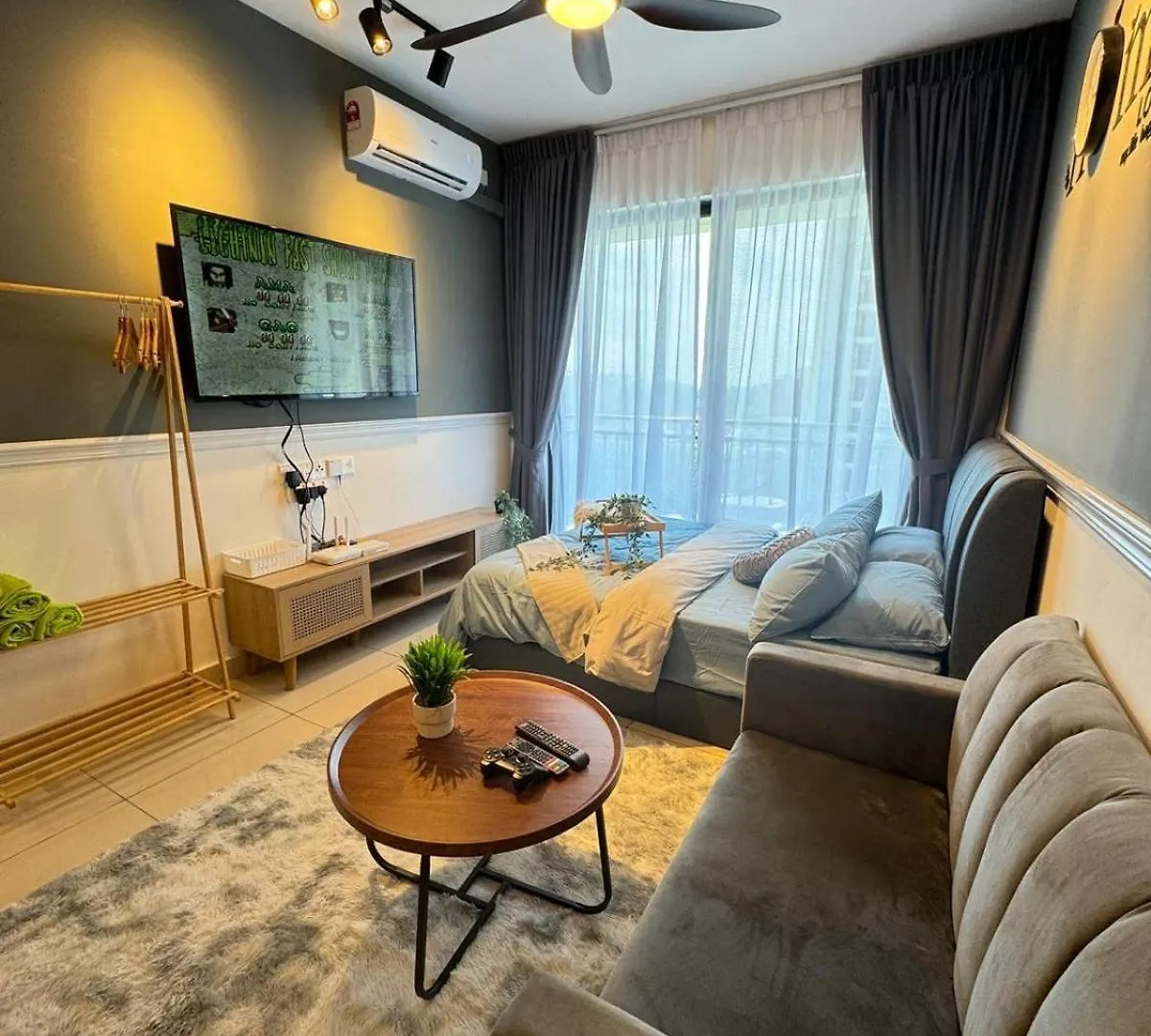 Central Park 2Br Plus 1 Stylish 6Pax Paradigm Sutera Johor Bahru